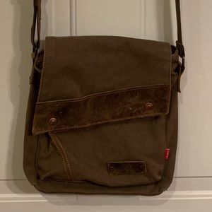 Olive green crossbody bag
